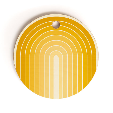Colour Poems Gradient Arch XXV Cutting Board Round