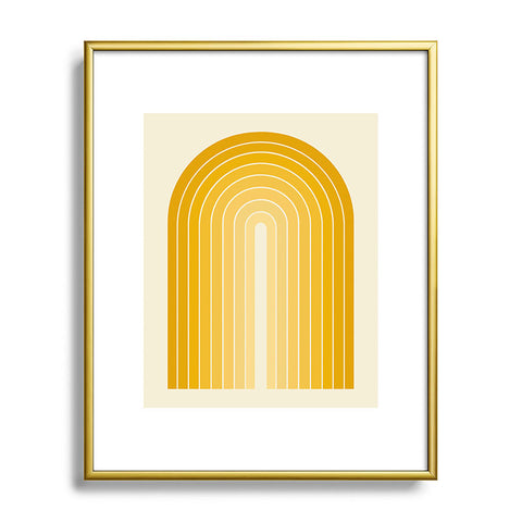 Colour Poems Gradient Arch XXV Metal Framed Art Print