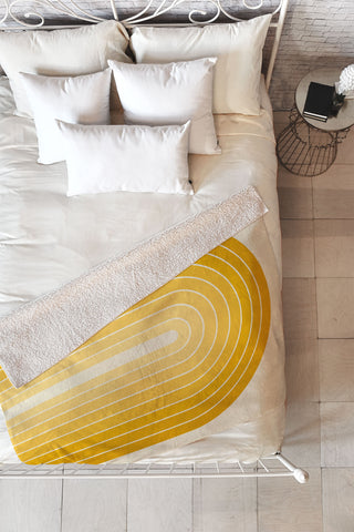 Colour Poems Gradient Arch XXV Fleece Throw Blanket