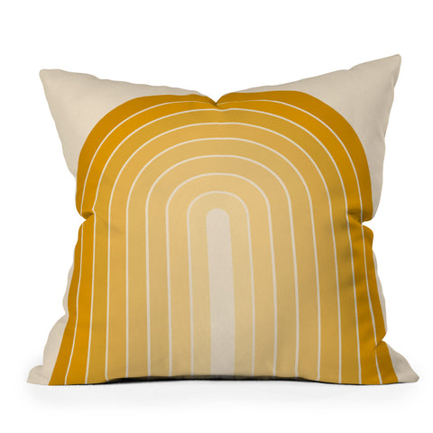 Colour Poems Gradient Arch XXV Outdoor Throw Pillow