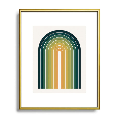 Colour Poems Gradient Arch XXVI Metal Framed Art Print