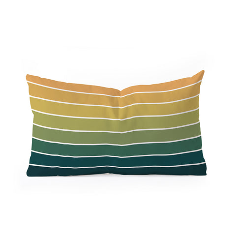 Colour Poems Gradient Arch XXVI Oblong Throw Pillow