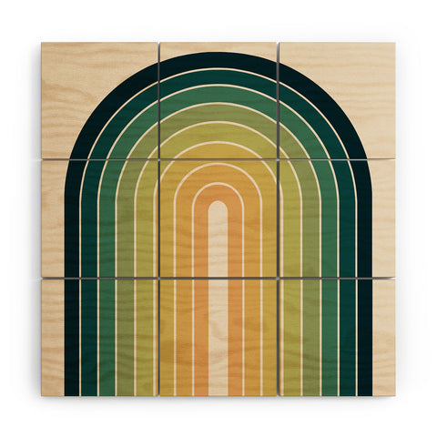 Colour Poems Gradient Arch XXVI Wood Wall Mural