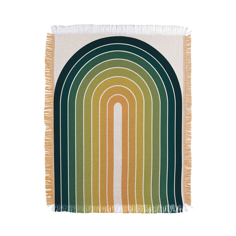 Colour Poems Gradient Arch XXVI Throw Blanket