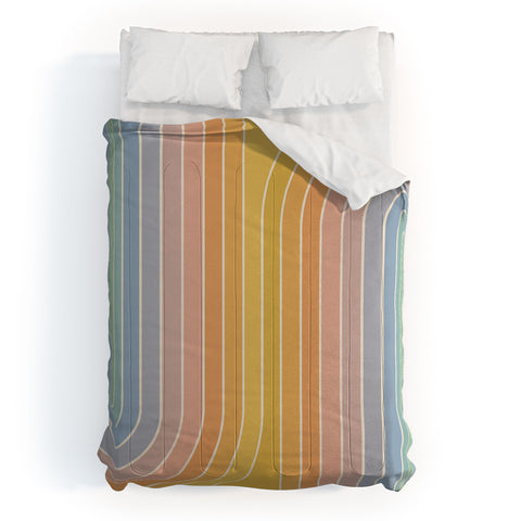 Colour Poems Gradient Curvature III Comforter
