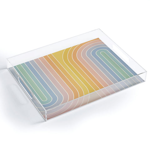 Colour Poems Gradient Curvature III Acrylic Tray