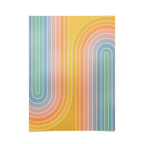Colour Poems Gradient Curvature III Poster
