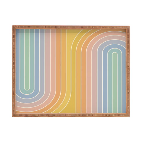 Colour Poems Gradient Curvature III Rectangular Tray