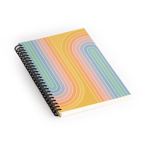 Colour Poems Gradient Curvature III Spiral Notebook