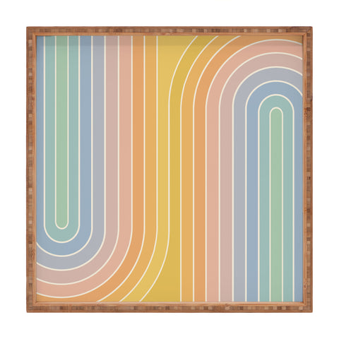 Colour Poems Gradient Curvature III Square Tray