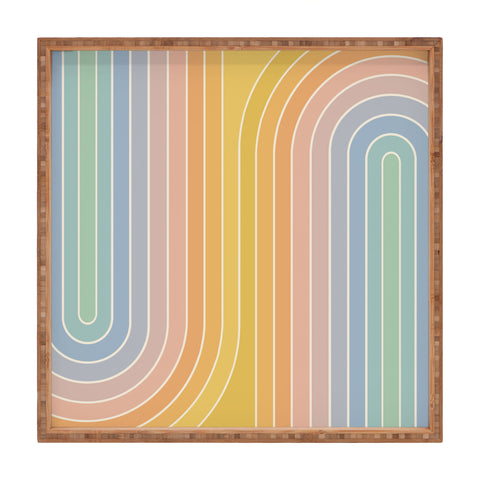 Colour Poems Gradient Curvature III Square Tray