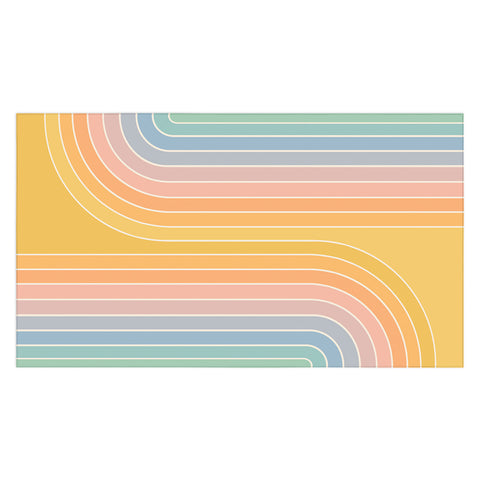 Colour Poems Gradient Curvature III Tablecloth