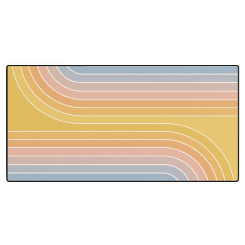 Colour Poems Gradient Curvature III Desk Mat