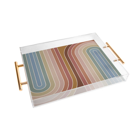 Colour Poems Gradient Curvature IX Acrylic Tray
