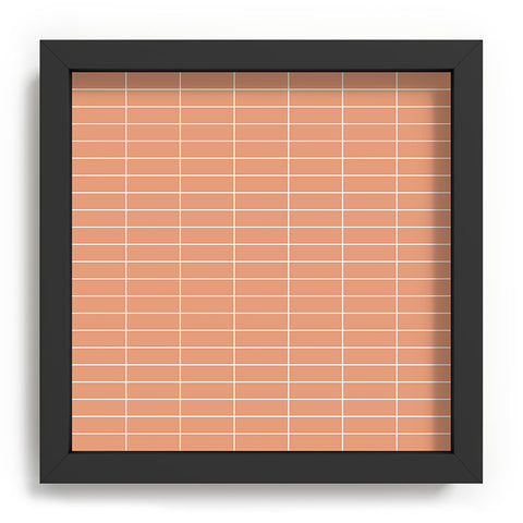 Colour Poems Grid XXV Peach Fuzz Recessed Framing Square