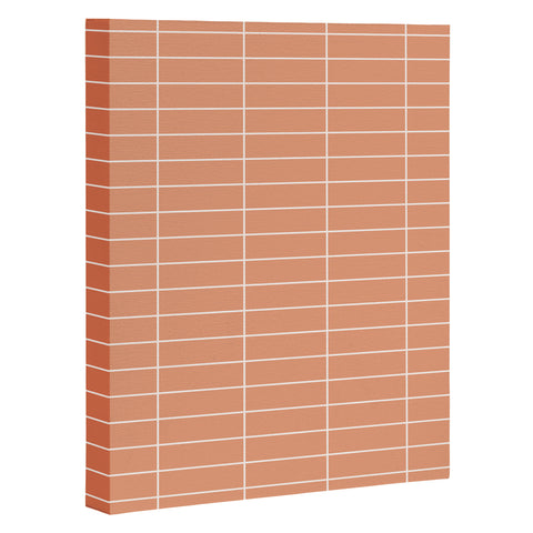 Colour Poems Grid XXV Peach Fuzz Art Canvas
