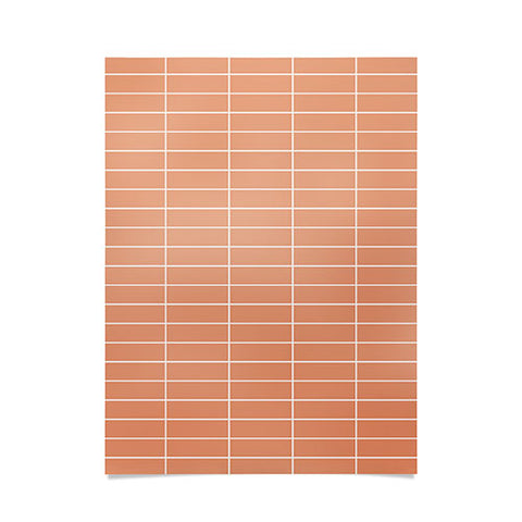 Colour Poems Grid XXV Peach Fuzz Poster
