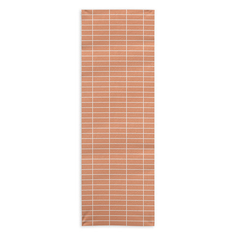 Colour Poems Grid XXV Peach Fuzz Yoga Towel