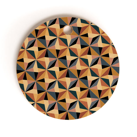Colour Poems Kaleidoscope I Cutting Board Round