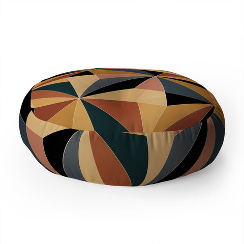 Colour Poems Kaleidoscope I Floor Pillow Round
