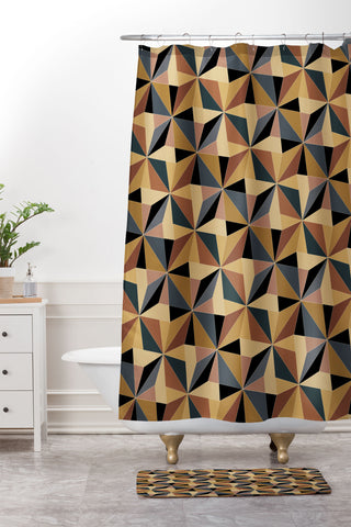 Colour Poems Kaleidoscope I Shower Curtain And Mat