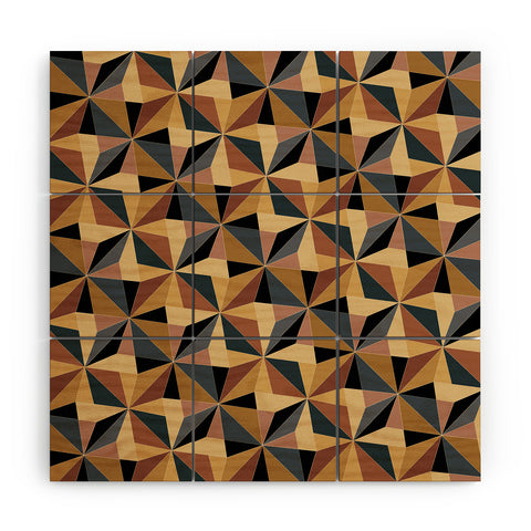 Colour Poems Kaleidoscope I Wood Wall Mural