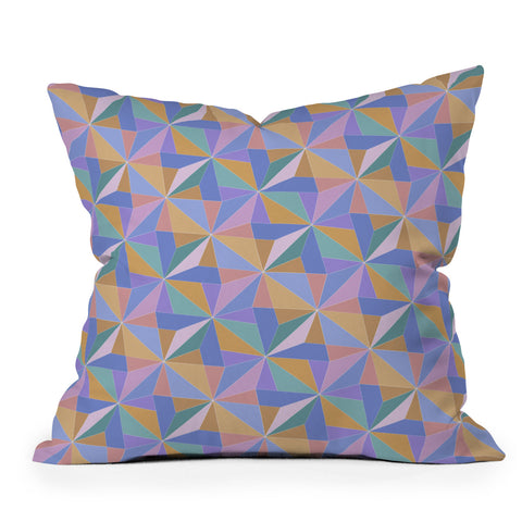 Colour Poems Kaleidoscope II Throw Pillow