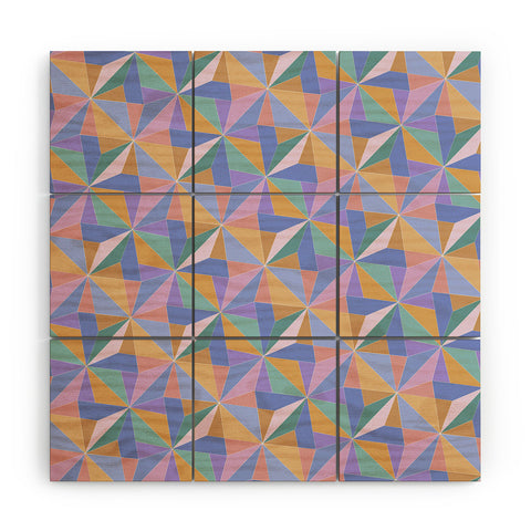 Colour Poems Kaleidoscope II Wood Wall Mural