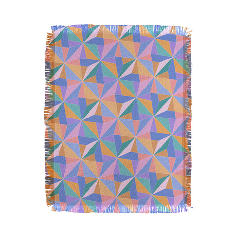 Colour Poems Kaleidoscope II Throw Blanket