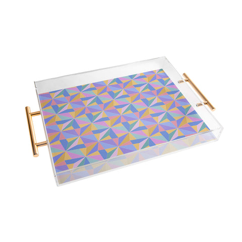 Colour Poems Kaleidoscope III Acrylic Tray