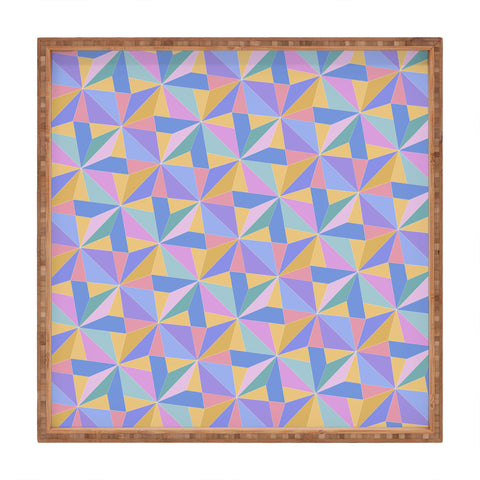 Colour Poems Kaleidoscope III Square Tray