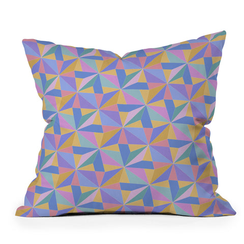 Colour Poems Kaleidoscope III Outdoor Throw Pillow