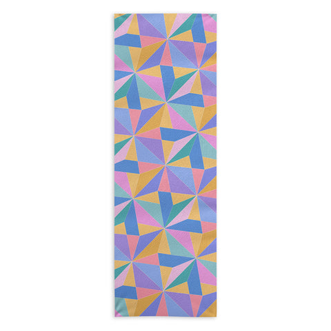 Colour Poems Kaleidoscope III Yoga Towel