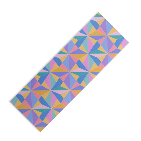 Colour Poems Kaleidoscope III Yoga Mat