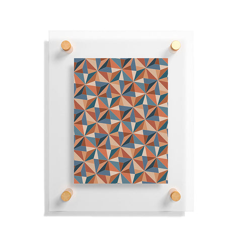 Colour Poems Kaleidoscope XXII Floating Acrylic Print