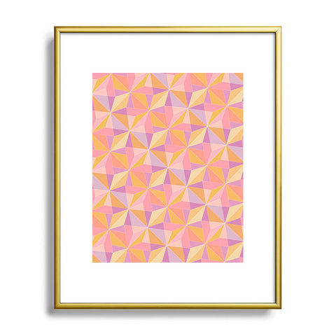 Colour Poems Kaleidoscope XXIII Metal Framed Art Print