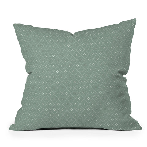 Colour Poems Mae Pattern XIX Outdoor Throw Pillow
