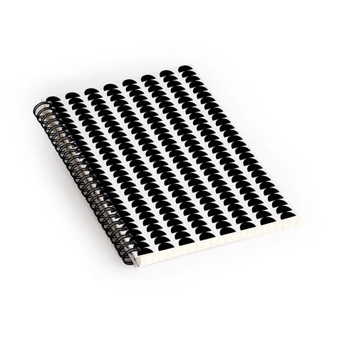 Colour Poems Maude Pattern Black Spiral Notebook