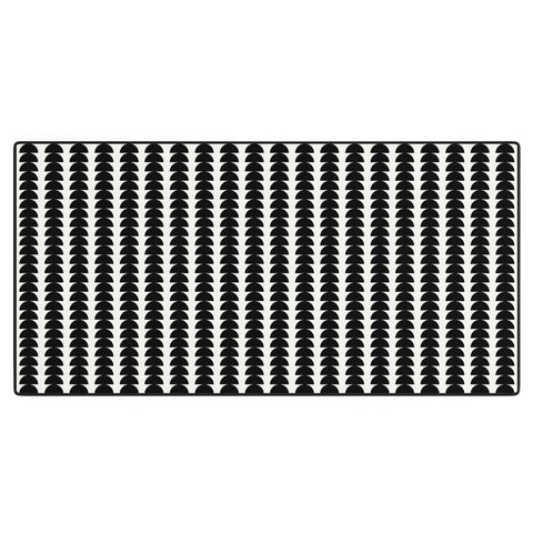 Colour Poems Maude Pattern Black Desk Mat