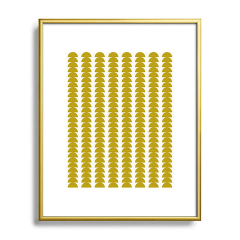 Colour Poems Maude Pattern Moss Metal Framed Art Print