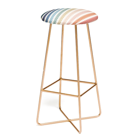 Colour Poems Maude Pattern Multicolor Bar Stool