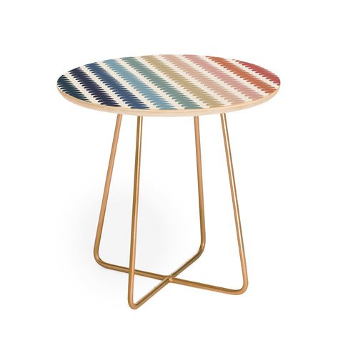 Colour Poems Maude Pattern Multicolor Round Side Table
