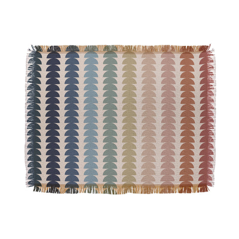 Colour Poems Maude Pattern Multicolor Throw Blanket