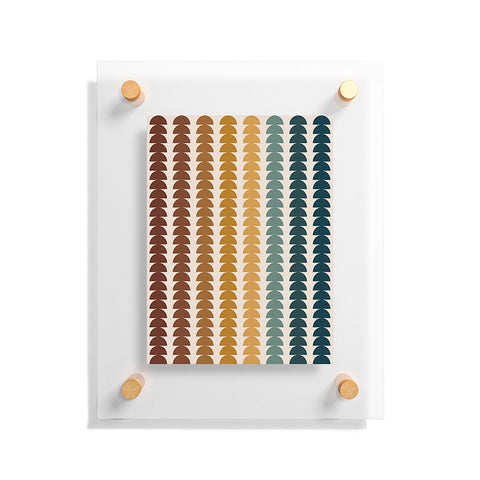 Colour Poems Maude Pattern Multicolor XX Floating Acrylic Print