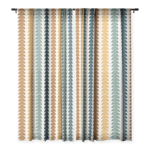Colour Poems Maude Pattern Multicolor XX Sheer Window Curtain