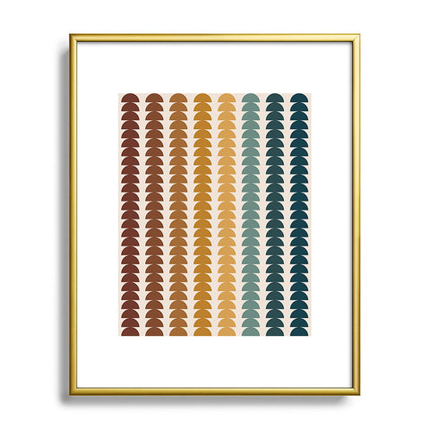 Colour Poems Maude Pattern Multicolor XX Metal Framed Art Print