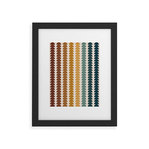 Colour Poems Maude Pattern Multicolor XX Framed Art Print