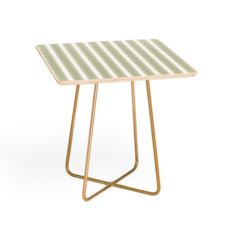 Colour Poems Maude Pattern Natural Green Side Table
