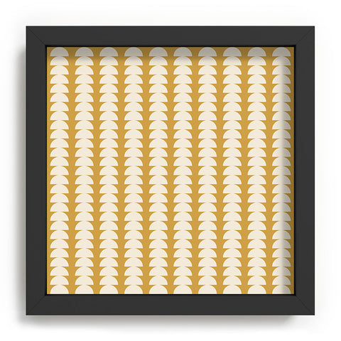 Colour Poems Maude Pattern Ochre Yellow Recessed Framing Square