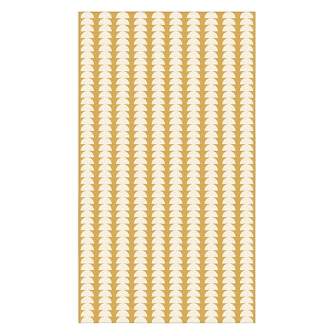 Colour Poems Maude Pattern Ochre Yellow Tablecloth